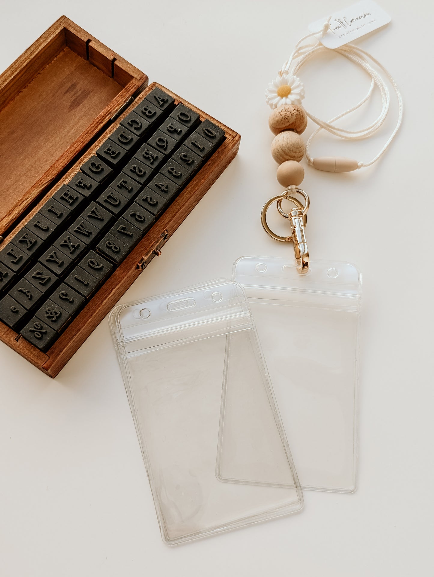 Vertical Clear ID Badge Holders