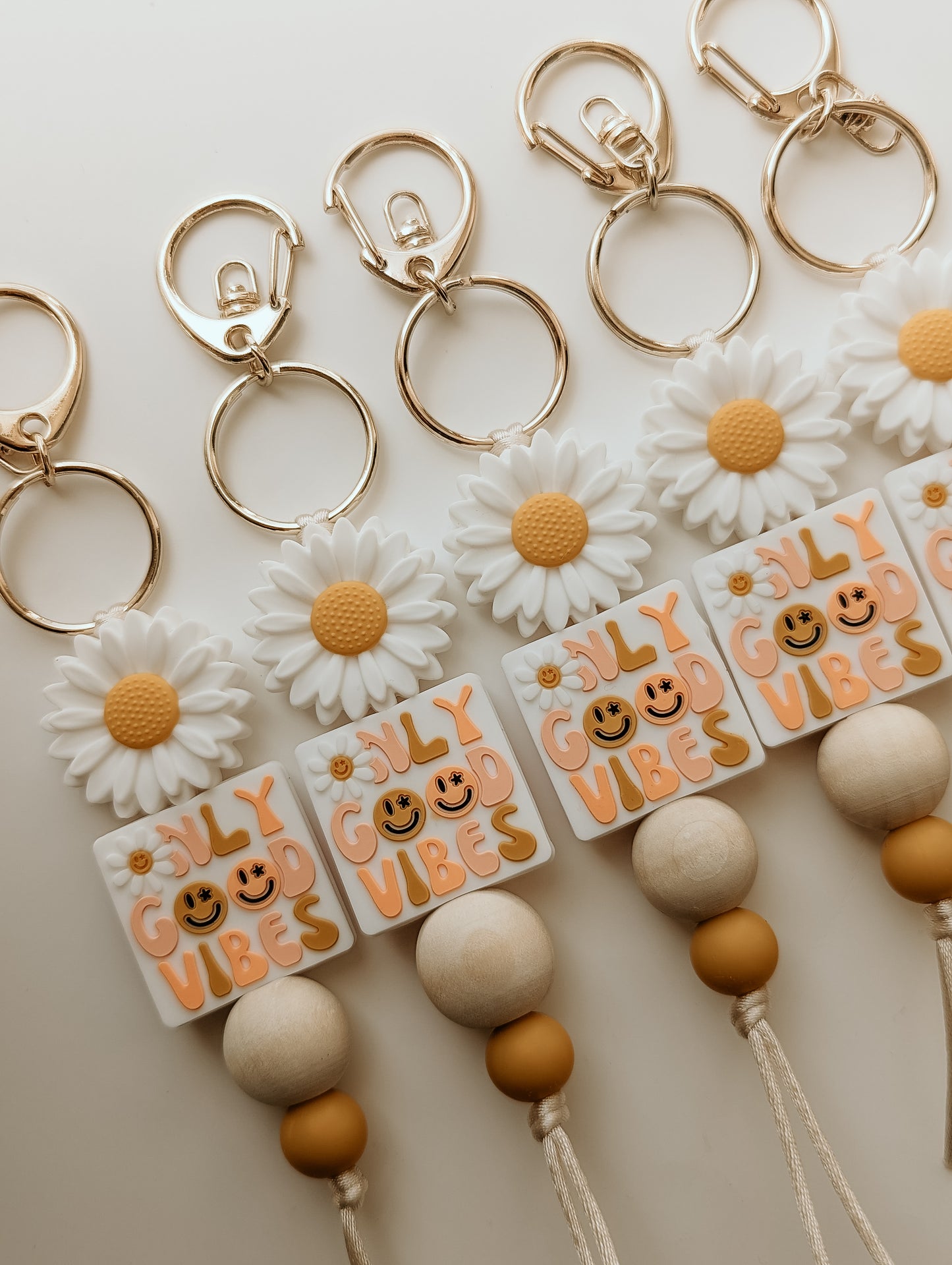 'Only Good Vibes' Keyrings