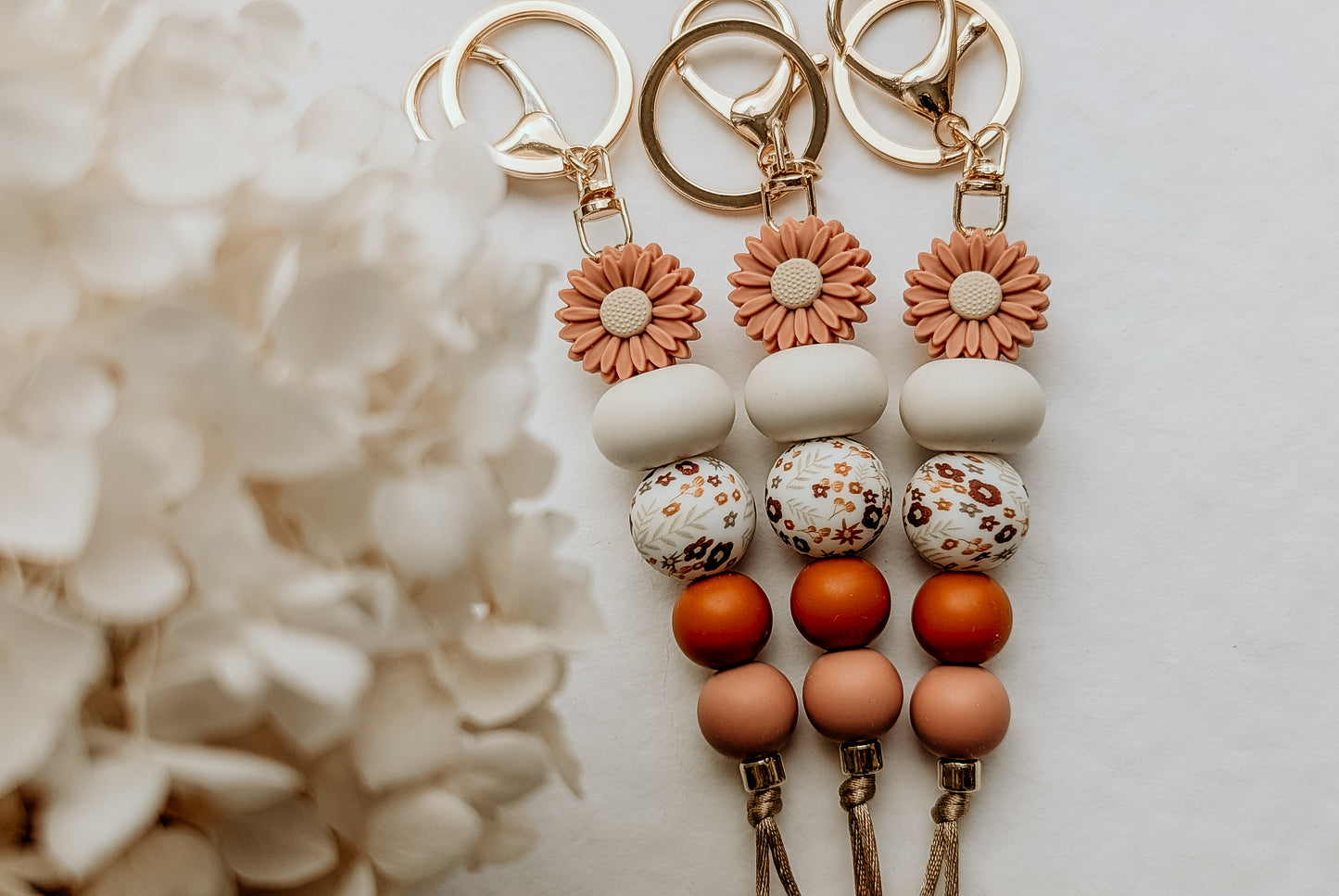 Desert Flower Keyrings