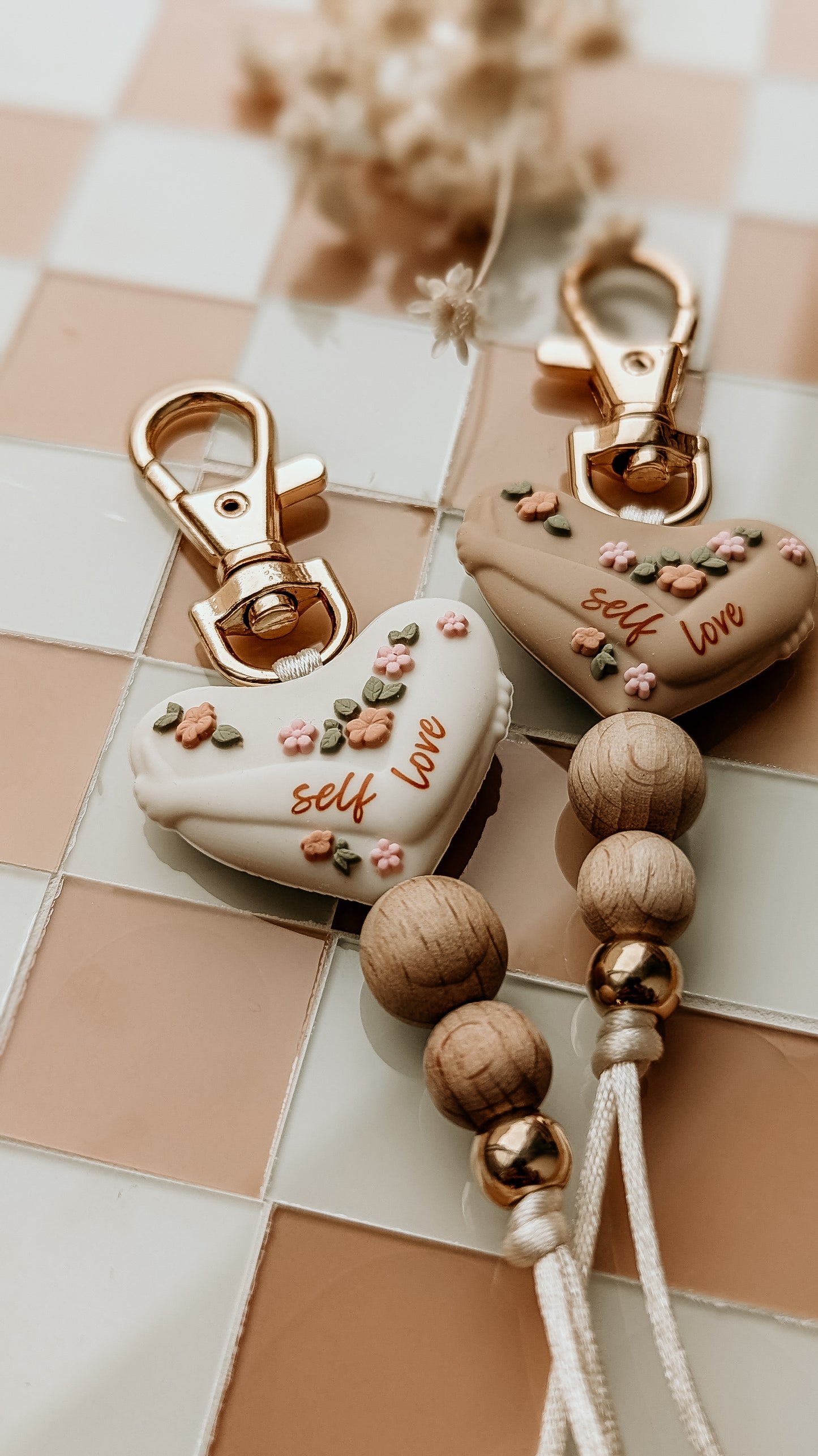 'Self love' Keyrings