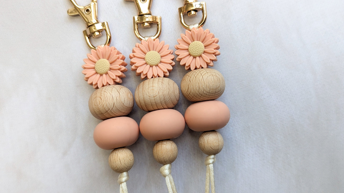 Soft Peach Keyrings
