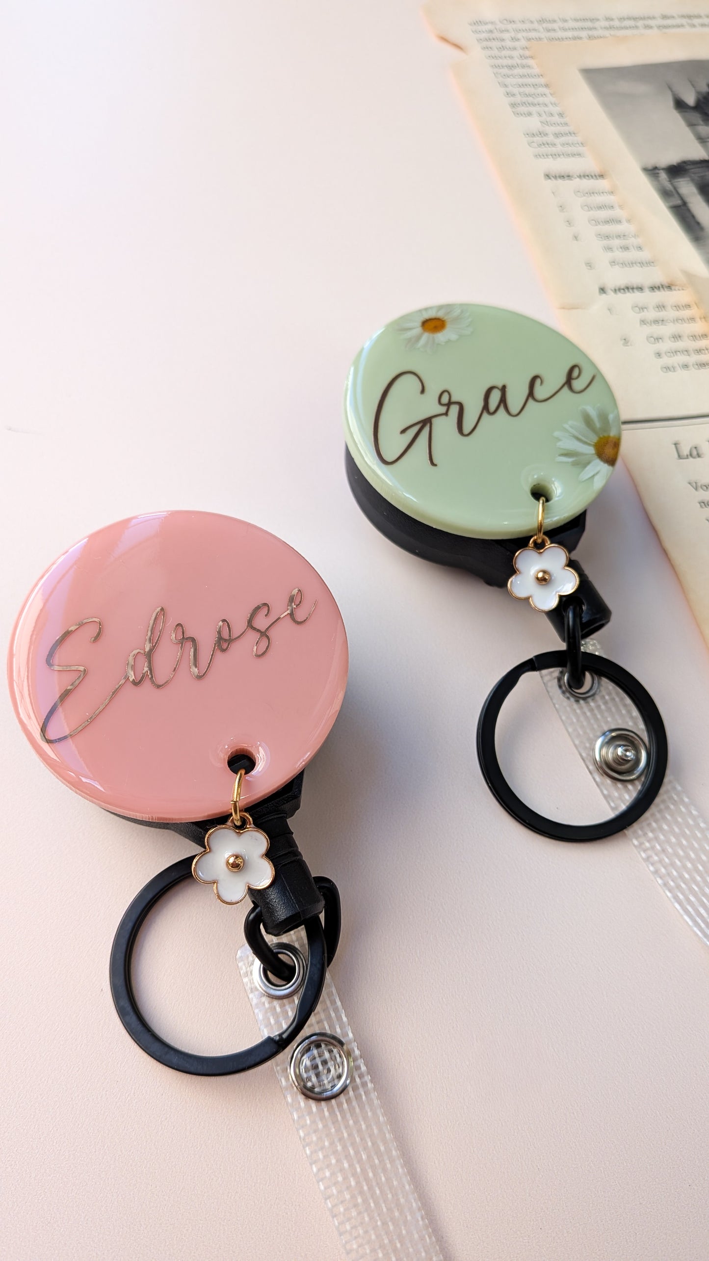 Personalised Heavy Duty Retractable Badge Holders