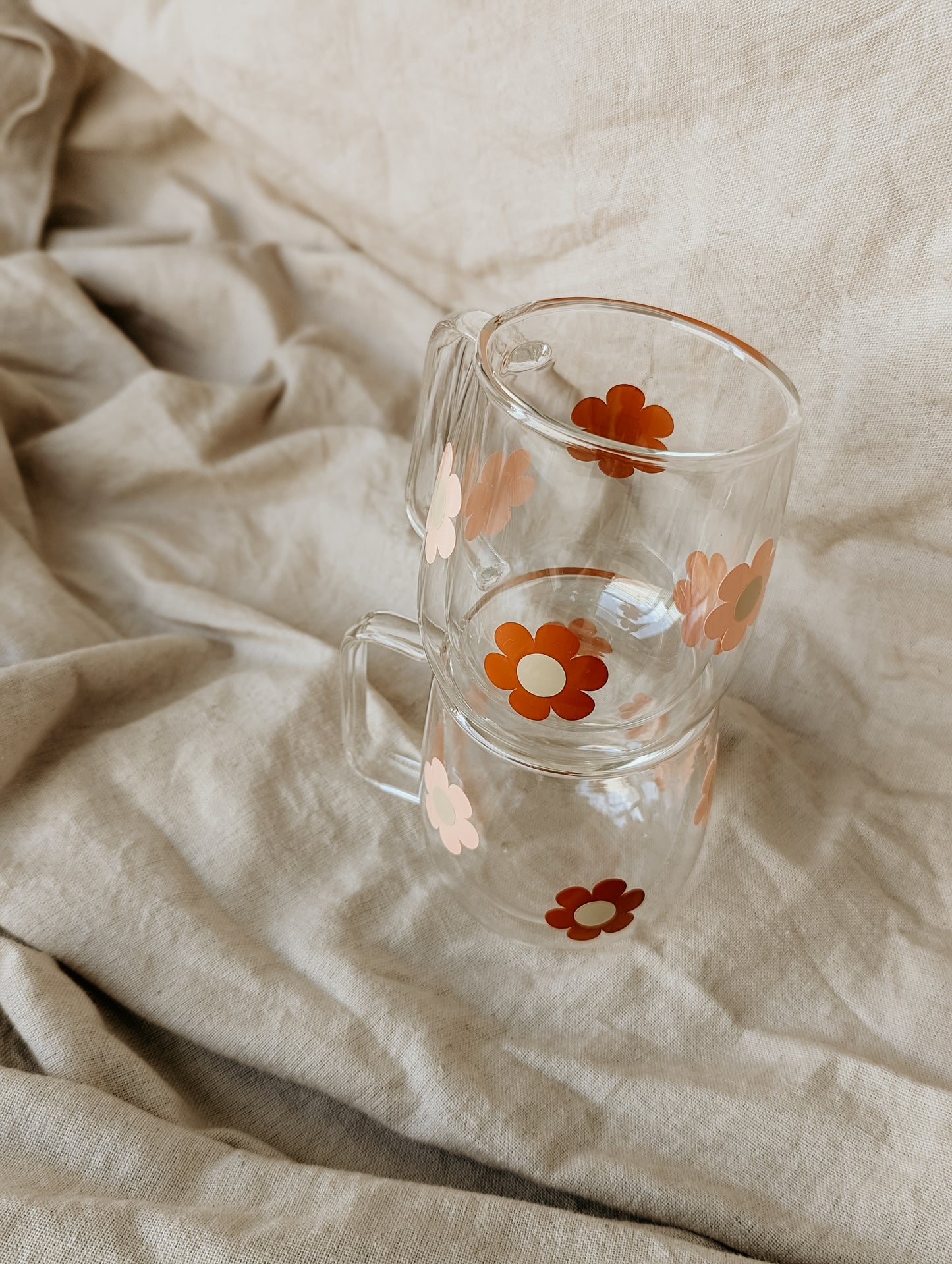 Multicoloured Daisy Mugs