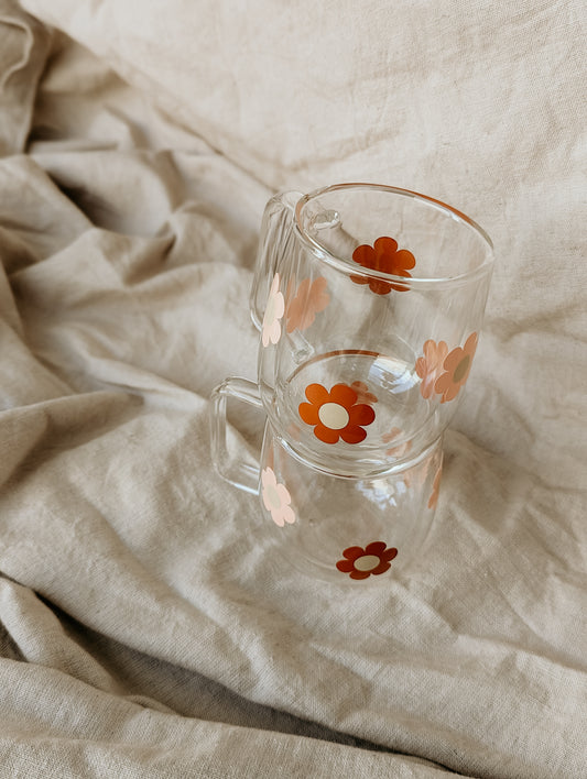 Multicoloured Daisy Mugs