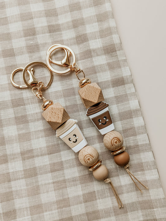 Lovers of Coffee Keyrings