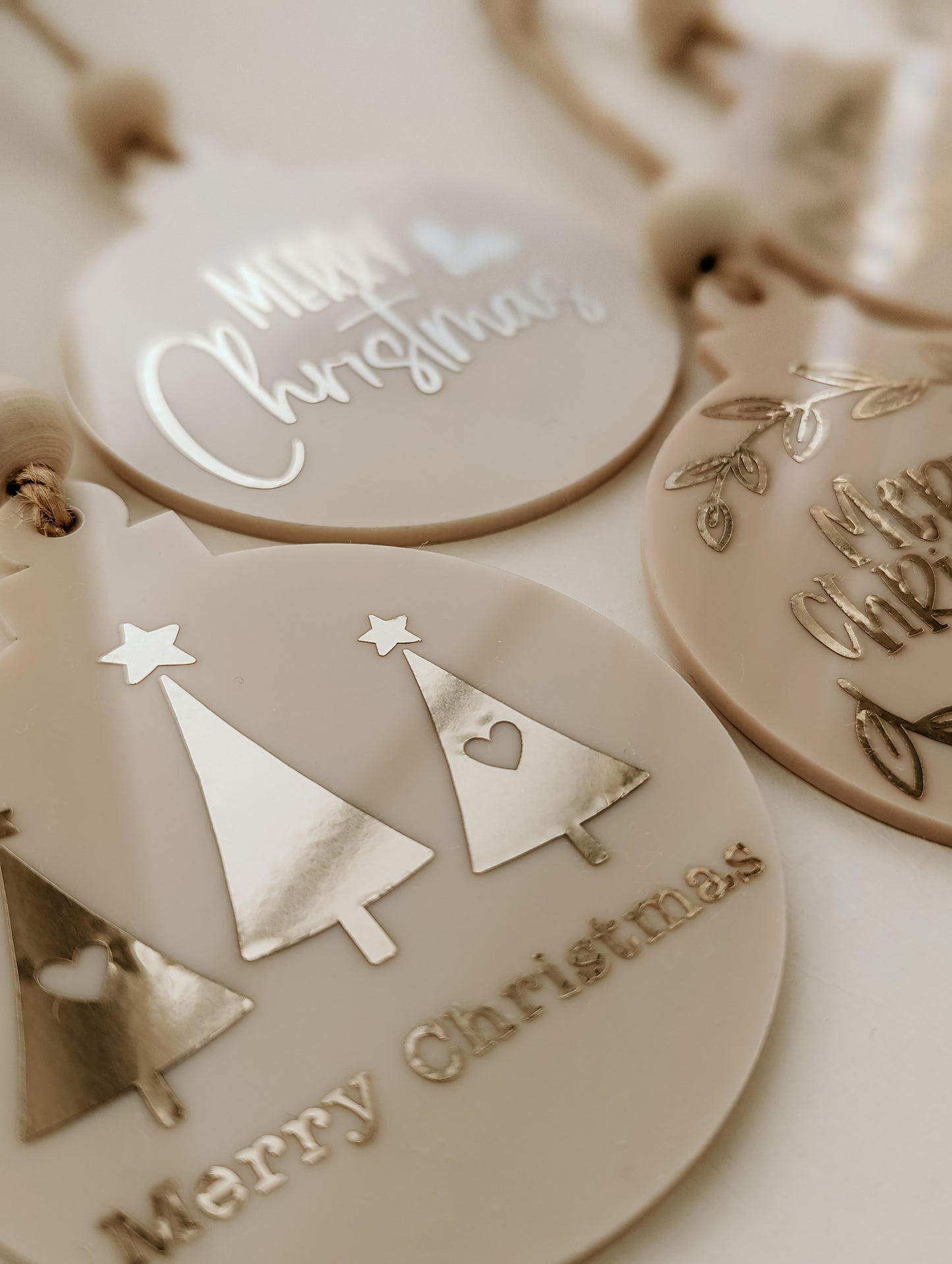 Ornaments | Baubles | Tag Acrylics - Christmas