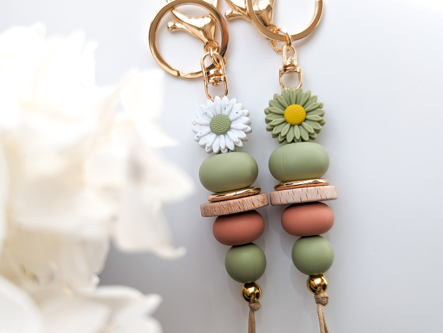 Sage Green Keyrings