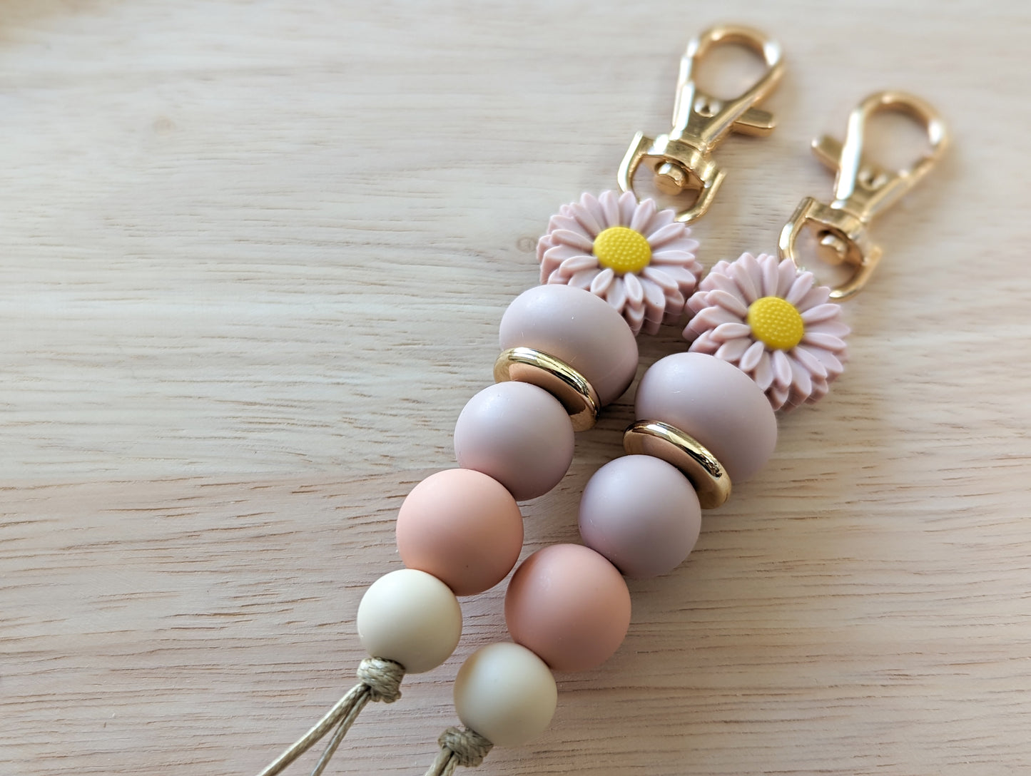 Mini Floral 'Nude' Keyrings