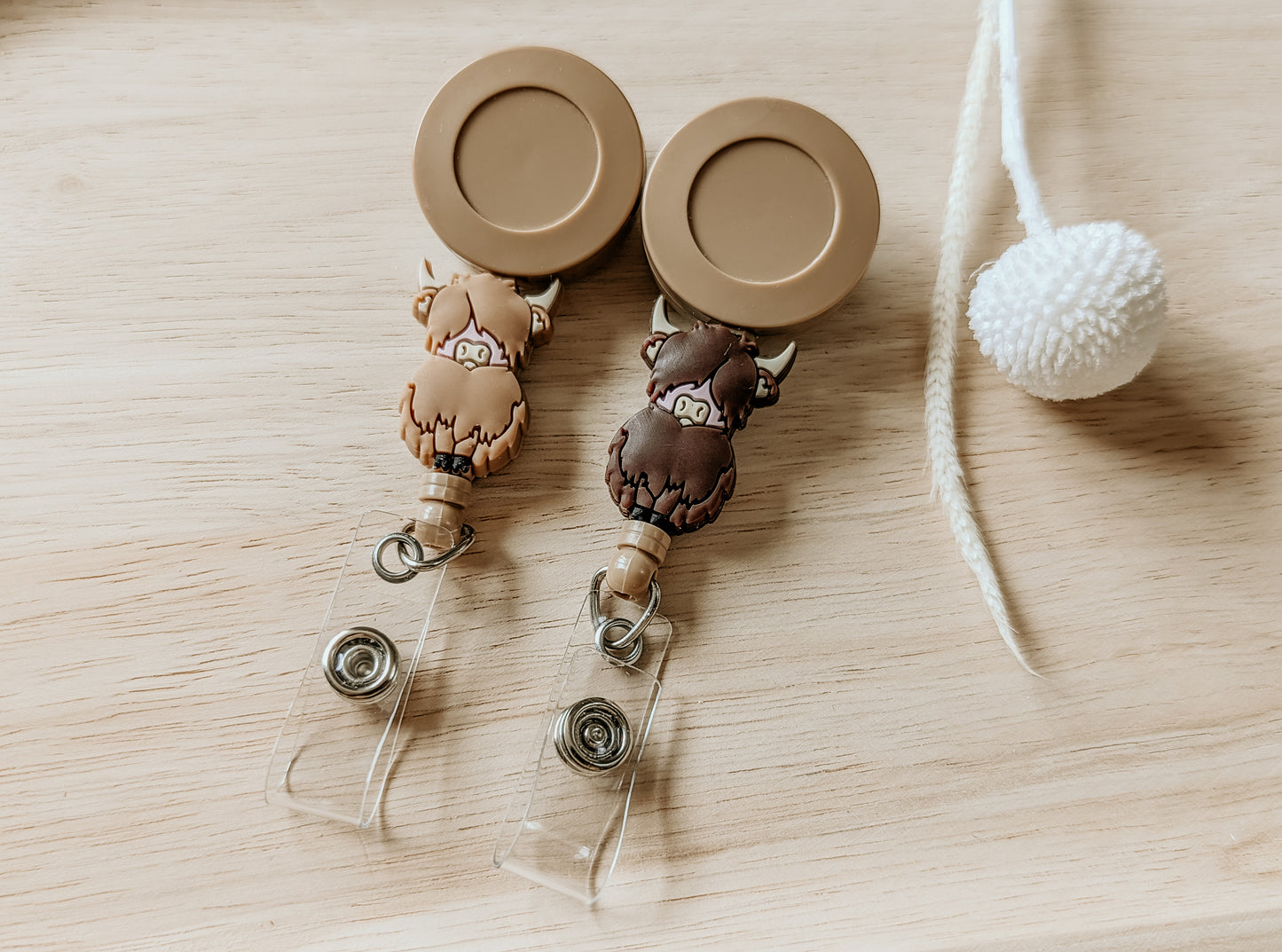 Little Moo Retractable Badge Holders