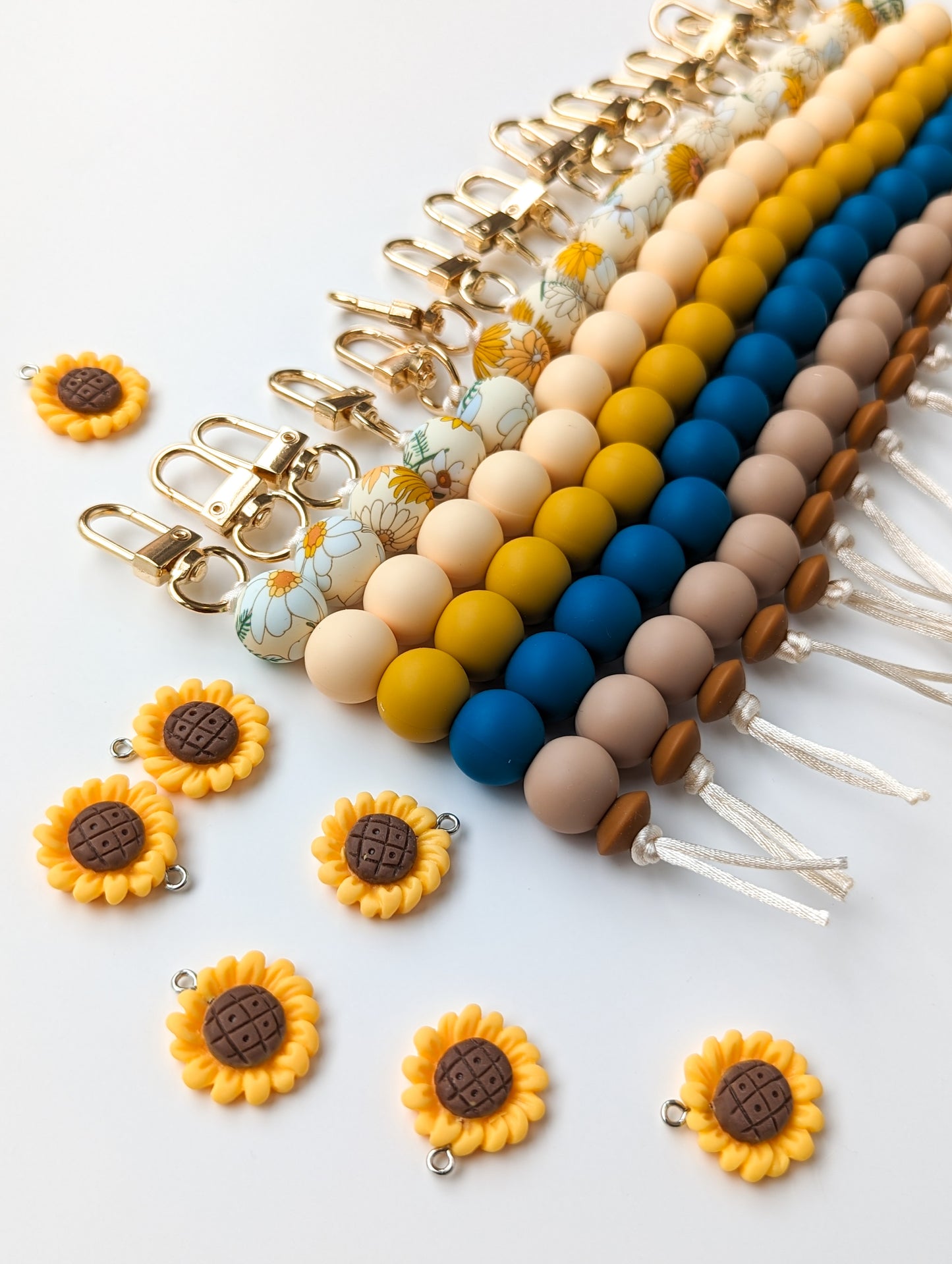 Mini Sunflower Keyrings