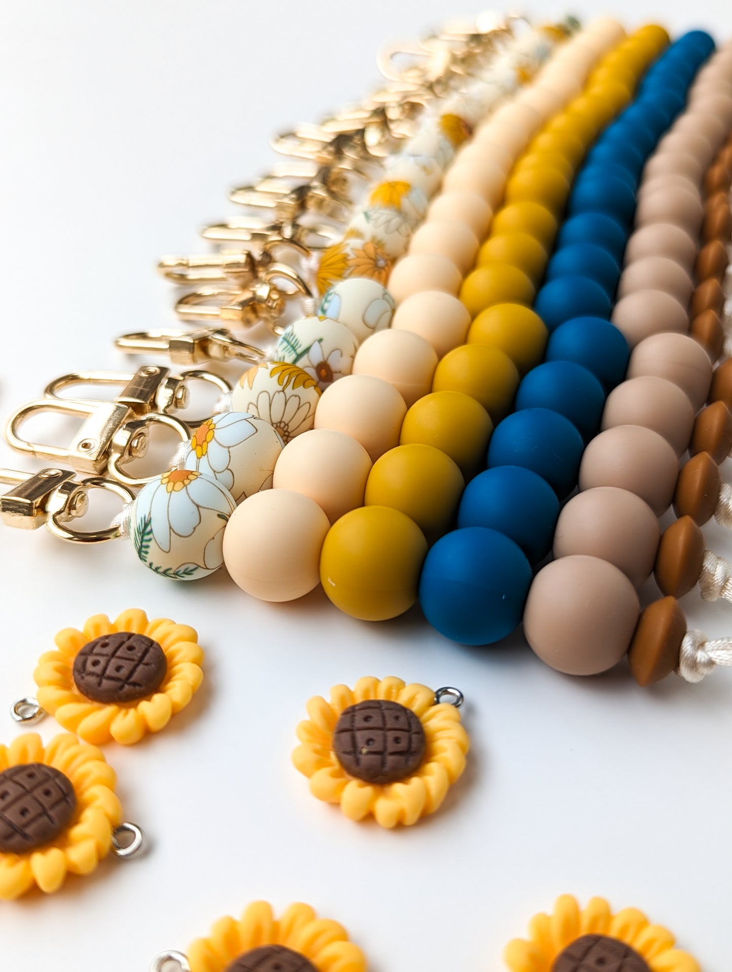 Mini Sunflower Keyrings