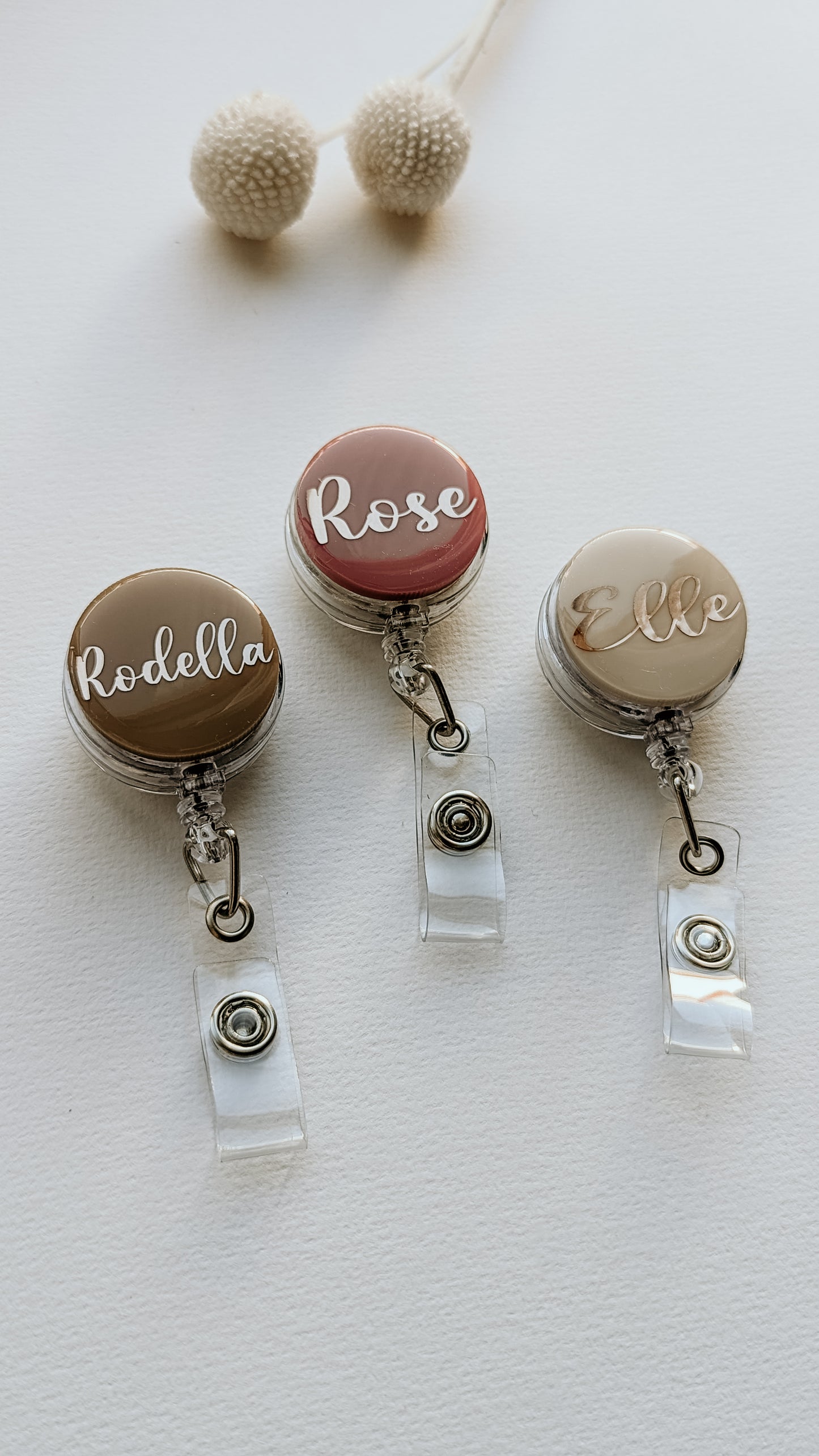 Multicoloured Personalised Retractable Badge Holder