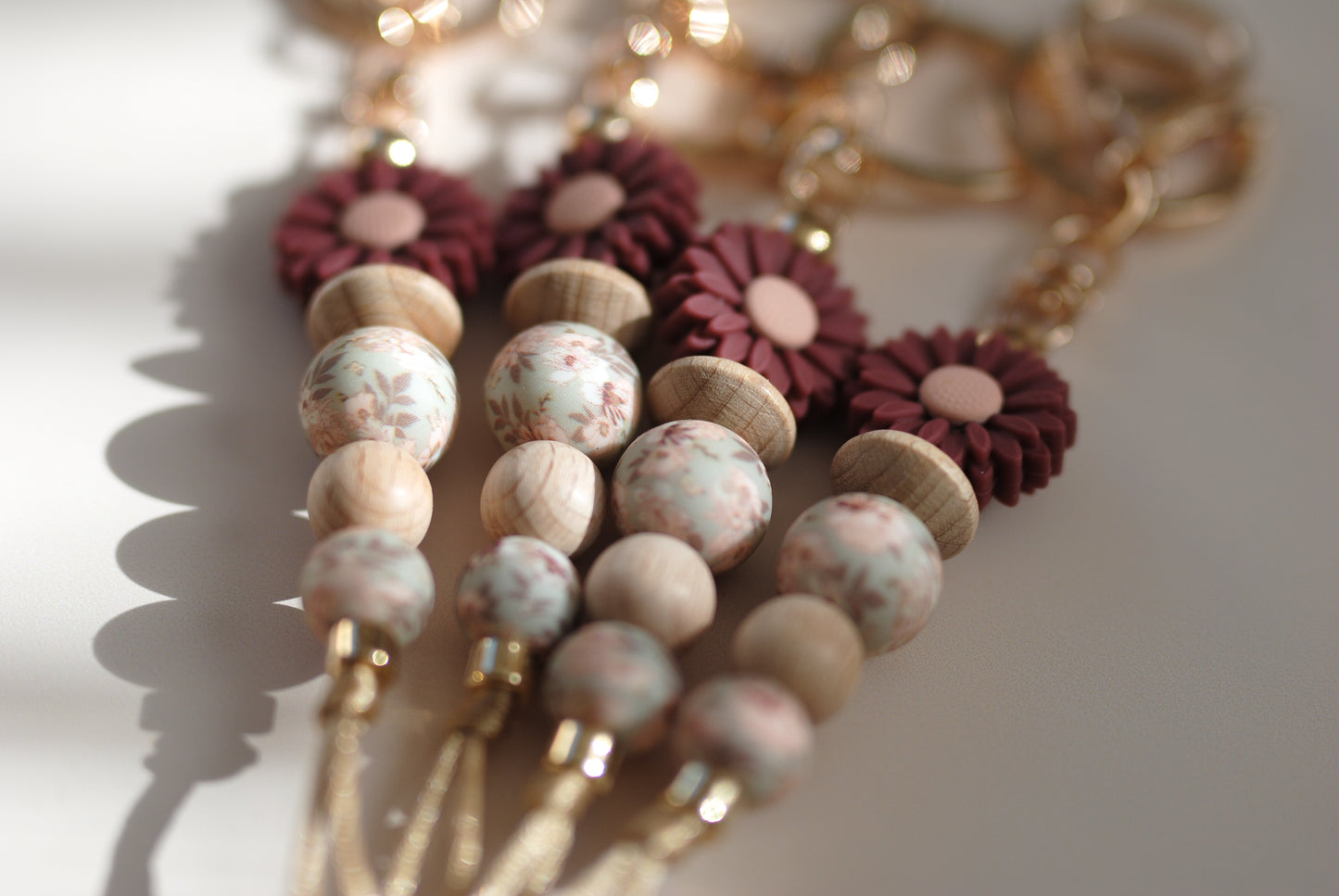 Rosewood Daisy Keyrings